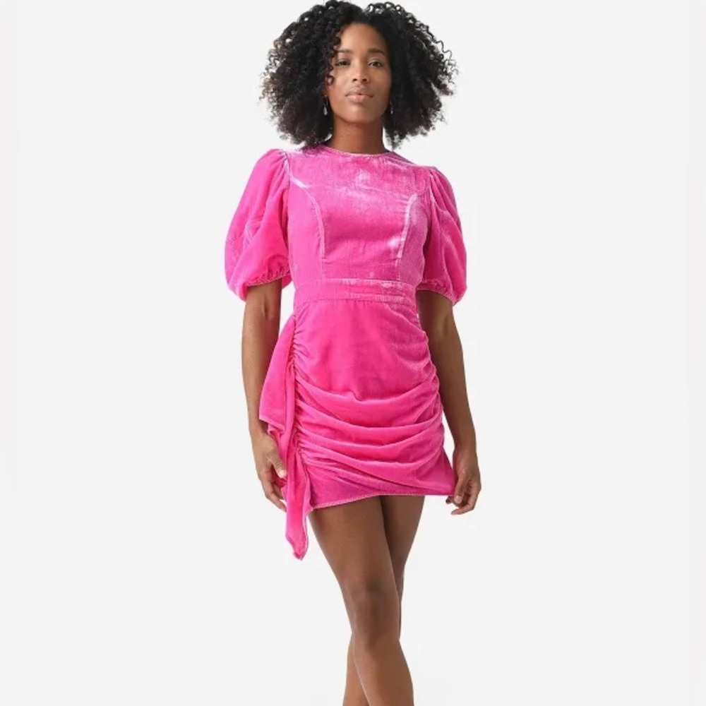 Brand New women’s pink velvety mini dress by RHODE in size 4